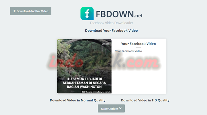 cara download video di facebook pc