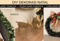 DIY dekorasi Natal