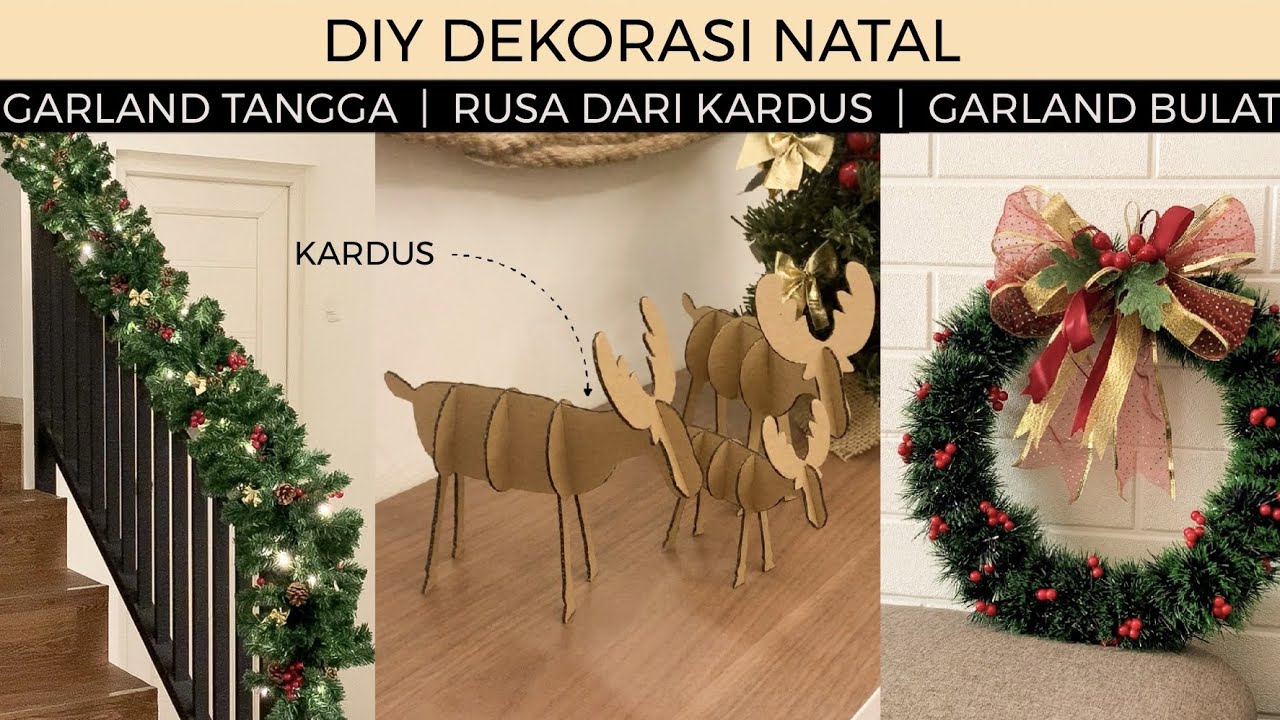 DIY dekorasi Natal