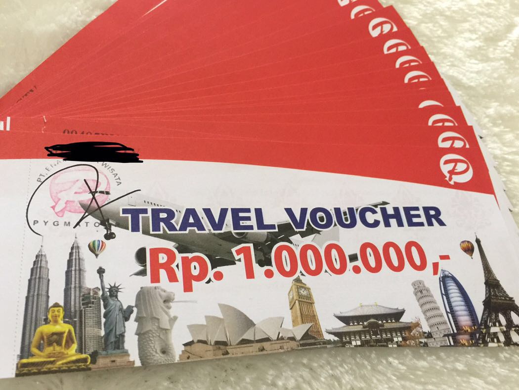 Voucher liburan Tahun Baru