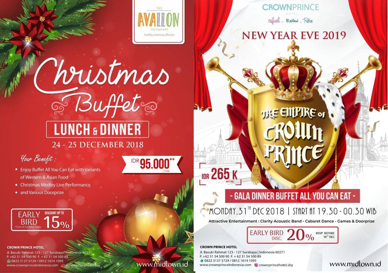 Promo hotel Natal dan Tahun Baru