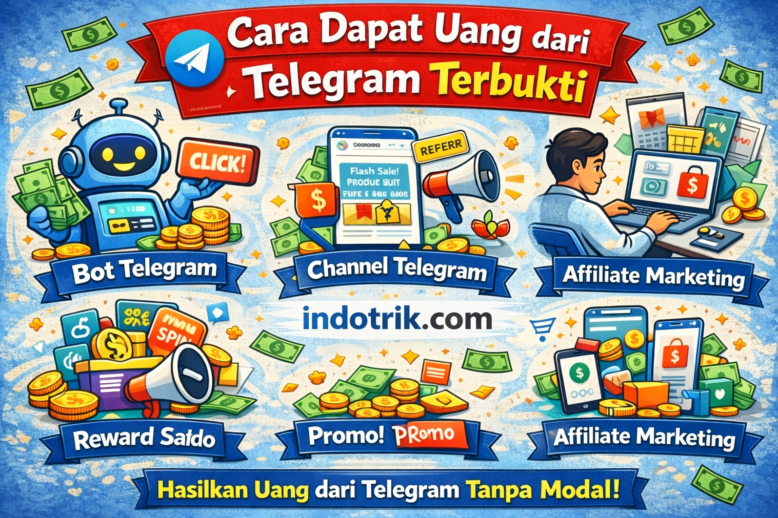 Dapat Uang dari Telegram