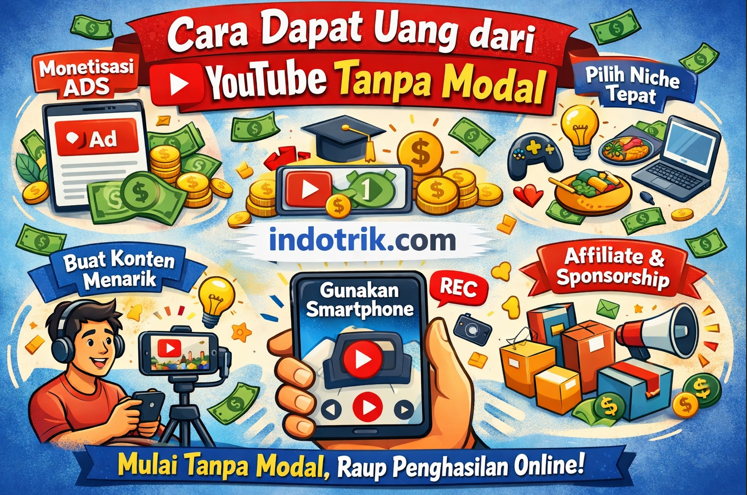 Dapat Uang dari YouTube
