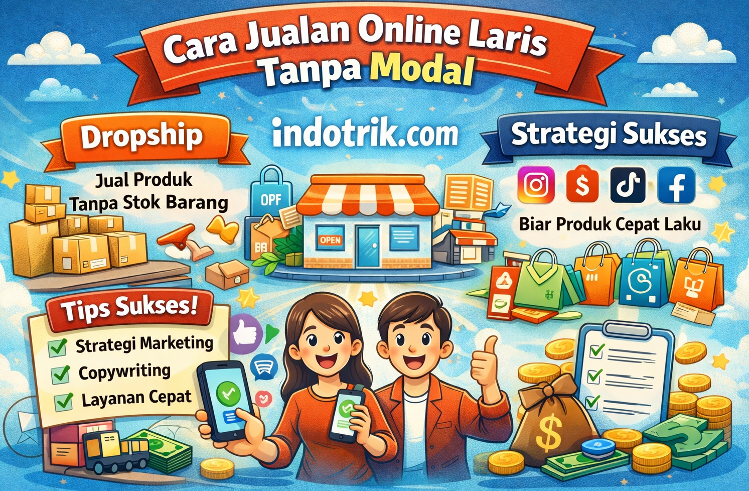 Jualan Online Laris Tanpa Modal